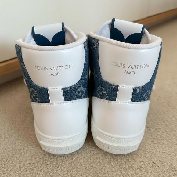LOUIS VUITTON | Denim Charlie Sneaker Boot - Picture 3 of 9